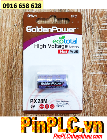 Golden Power PX28G, Pin đo sáng 6v Alkaline GoldenPower PX28G, 4LR44, 476A (Loại Vỉ 1viên)